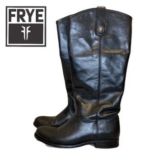 Frye Melissa Button Extend Black size 7.5